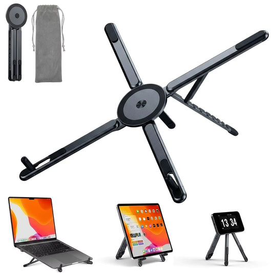 Soporte Plegable 3 en 1 KIWU para Laptop, Tablet y Celular
